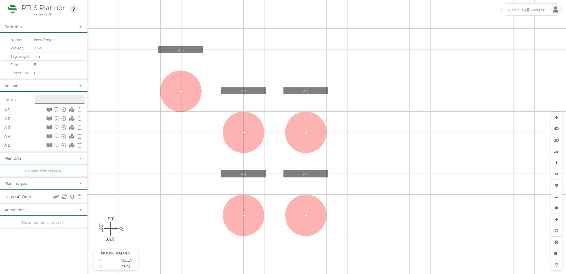 Anchors Manipulation Sewio Documentation